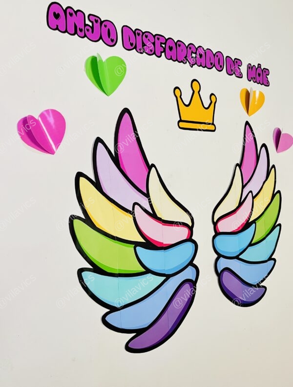 Painel “Anjo Disfarçado de Mãe” - Dia das Mães - Imagem 4