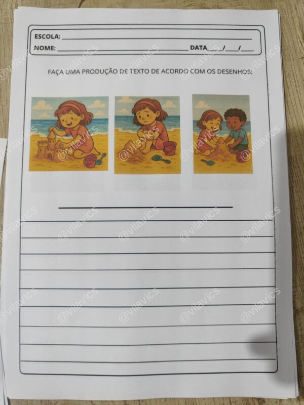 Produção de Texto - Sequência de imagens - Imagem 2