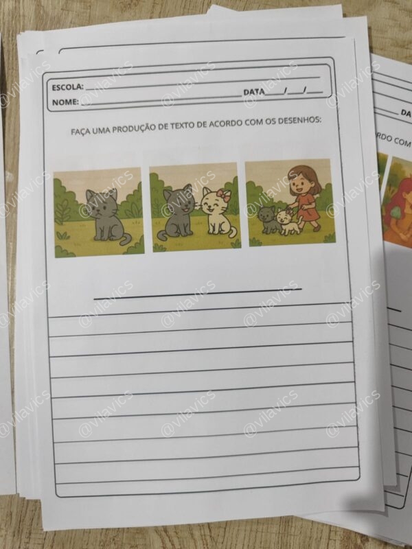 Produção de Texto - Sequência de imagens - Imagem 8
