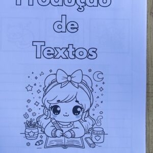 Produção de texto - Sequência de imagens para colorir