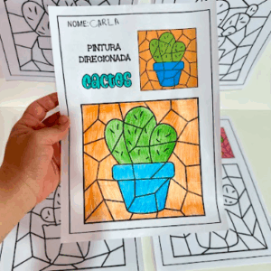 Pintura Direcionada - Cactos